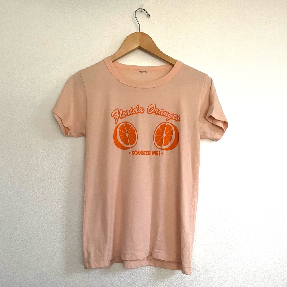 Cheeky vintage Florida Oranges “Squeeze Me” t-shirt, size S